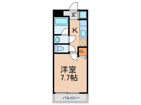 レジデンス石切の物件間取画像